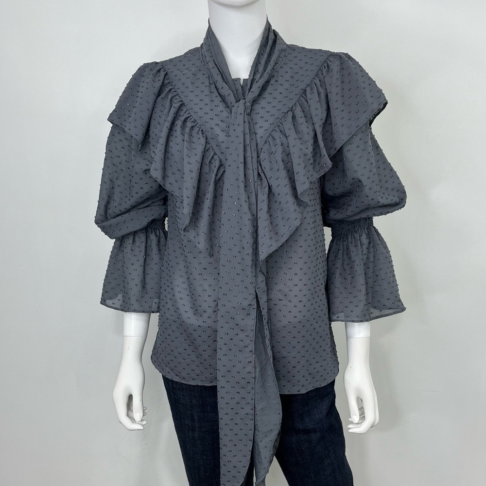 Topshop Ruffle Blouse - Picture 10 of 15